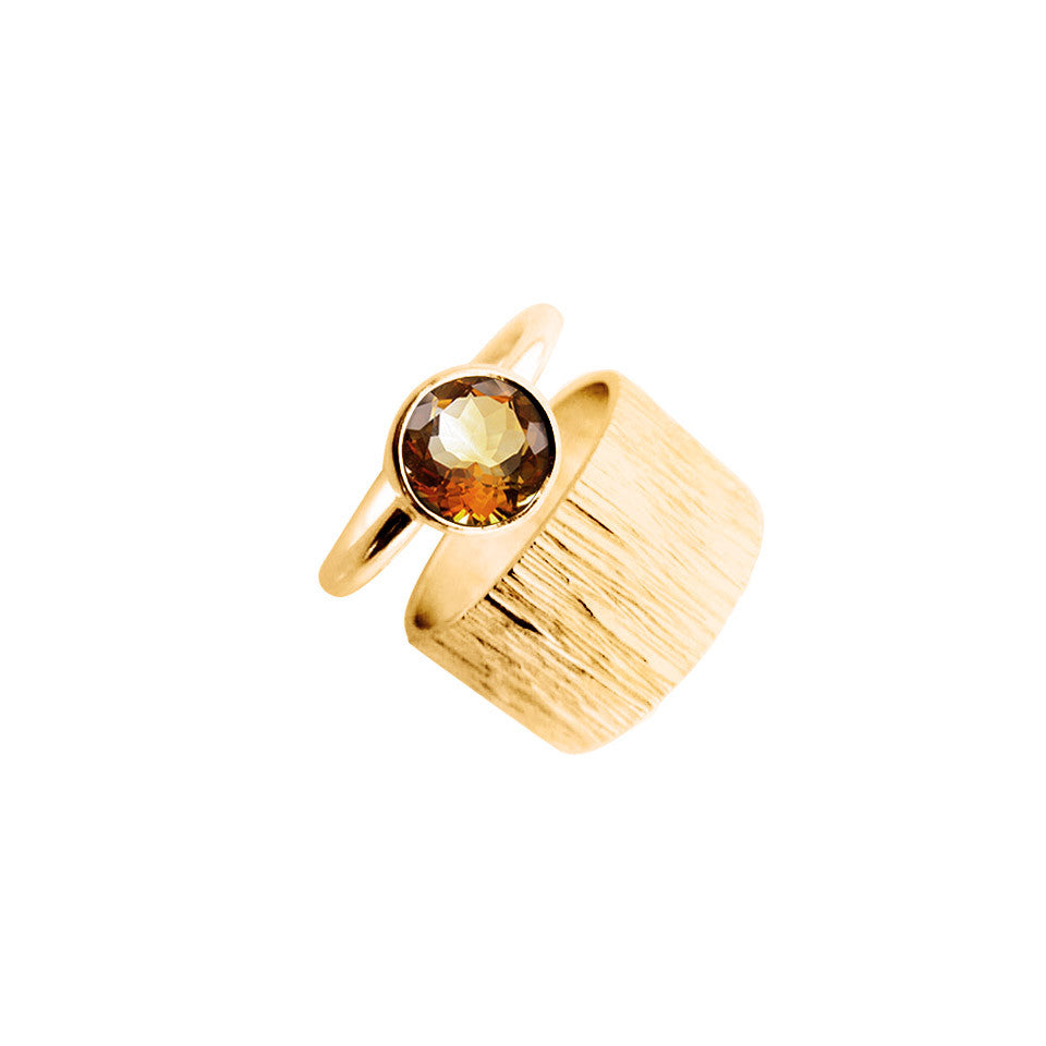 Anillos DUO LARA - Textura Lineal