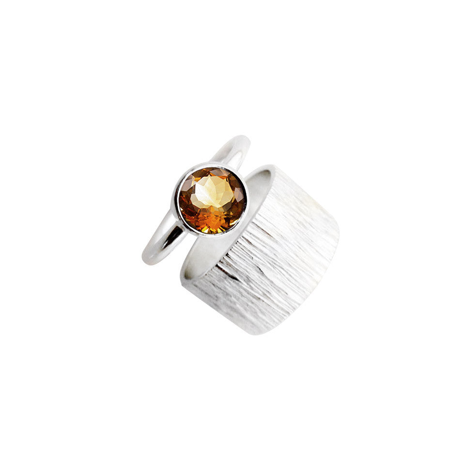 Anillos DUO LARA - Textura Lineal