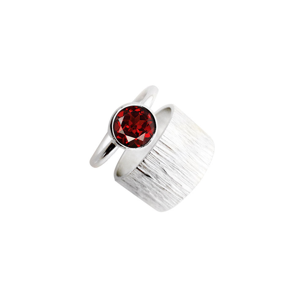 Anillos DUO LARA - Textura Lineal